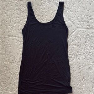 Black Fitted Pajama Tank Top Intimates size Medium